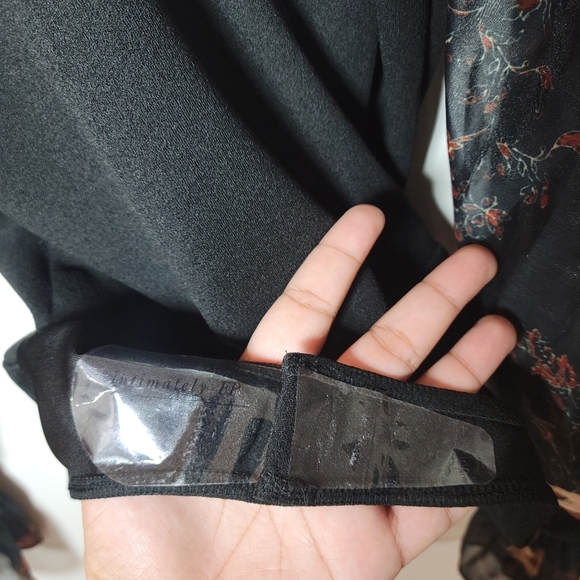 Intimately Free People Black Floral Bodysuit | Size Medium | NWT - Picture 8 of 8